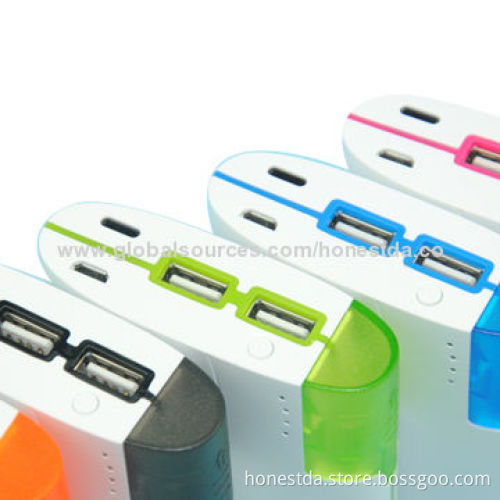 6,600mAh Mobile Power Bank Supply with Dual Output Port, for Promotional Gift